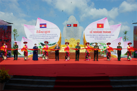 Khánh thành Cụm công trình lưu niệm hành trình cứu nước của Thủ tướng Campuchia Hun Sen tại Bình Phước