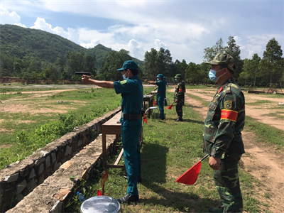 Thành phố Bà Rịa thi pháp luật về dân quân tự vệ