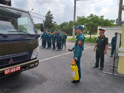 Bộ CHQS tỉnh Bình Dương tăng cường các biện pháp phòng, chống Covid – 19