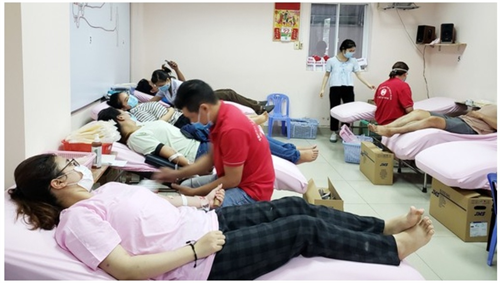 Giọt máu hồng giữa mùa dịch