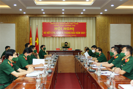 Tổng cục Chính trị sơ kết CTĐ,CTCT 6 tháng đầu năm 2021