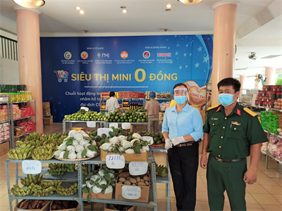 Nghĩa tình quân dân với “Siêu thị mini 0 đồng”