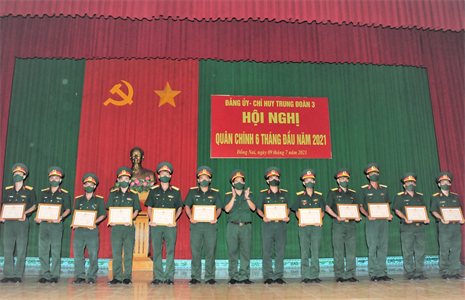 Trung đoàn 3, Sư đoàn 9 hoàn thành tốt nhiệm vụ 6 tháng đầu năm 2021