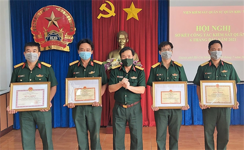 Viện Kiểm sát Quân sự Quân khu 7 sơ kết nhiệm vụ 6 tháng đầu năm 2021