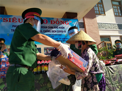 “Siêu thị 0 đồng” ấm áp nghĩa tình quân - dân