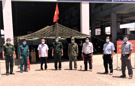 Lập chốt kiểm soát phòng, chống Covid-19 tại cảng cá Phan Thiết