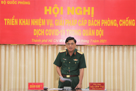 Bộ Quốc phòng triển khai nhiệm vụ, giải pháp cấp bách phòng, chống dịch Covid-19 trong Quân đội giai đoạn hiện nay