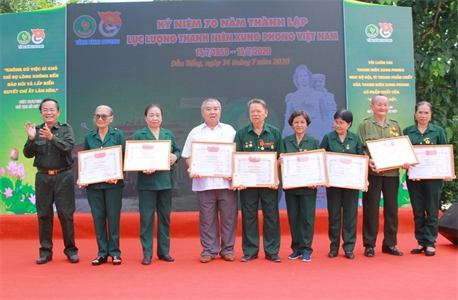 Hội Cựu thanh niên xung phong tỉnh Bình Dương: Tiếp nối truyền thống hào hùng