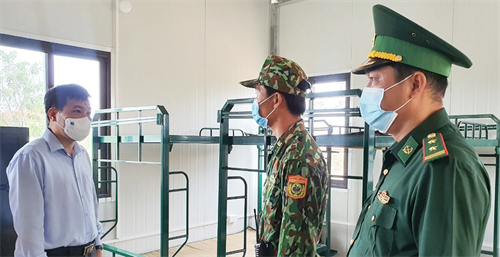Bí thư Tỉnh ủy Bình Phước Nguyễn Mạnh Cường thăm Bộ đội Biên phòng huyện Lộc Ninh