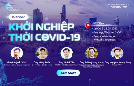Hai hội thảo trực tuyến đặc biệt tìm lối đi cho startup thời Covid-19