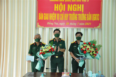 Trường bắn quốc gia khu vực 3 bàn giao nhiệm vụ Chỉ huy trưởng