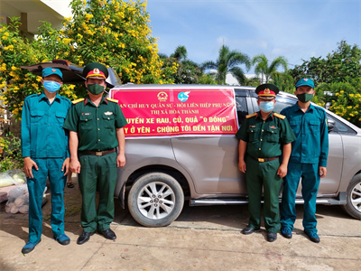 “Chuyến xe rau, củ, quả 0 đồng” của LLVT thị xã Hòa Thành
