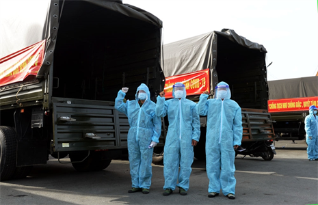 Các đơn vị vận chuyển vật tư y tế phục vụ phòng, chống dịch