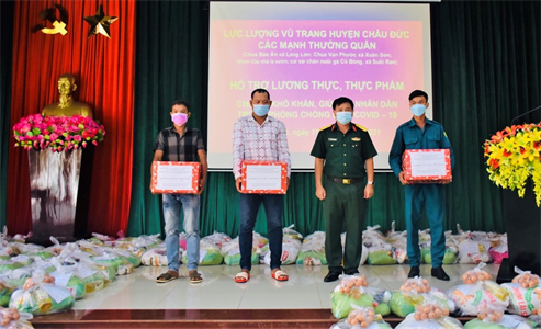 “Món quà yêu thương” của Ban CHQS huyện Châu Đức