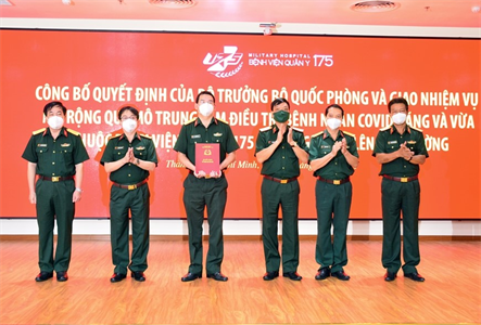 Nâng cấp quy mô Trung tâm Điều trị bệnh nhân Covid-19 Bệnh viện Quân y 175