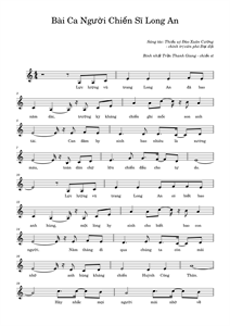 Giới thiệu ca khúc: Bài ca người chiến sĩ Long An