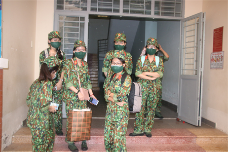 300 học viên Học viện Quân y tăng cường chống dịch tại Thành phố Hồ Chí Minh