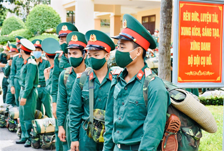 Bộ CHQS tỉnh Bà Rịa-Vũng Tàu tiếp nhận lực lượng tham gia phòng chống dịch Covid-19