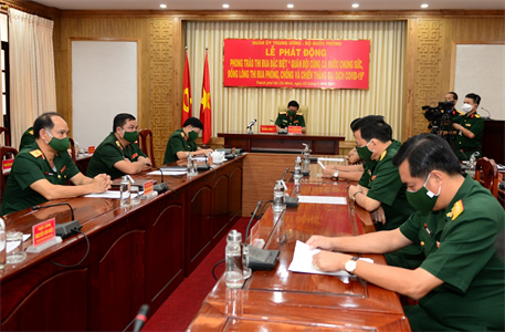 Bộ Quốc phòng phát động thi đua đặc biệt trong phòng, chống dịch Covid-19