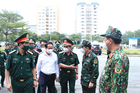 Phó Thủ tướng Lê Văn Thành kiểm tra công tác phòng, chống dịch tại TP.HCM