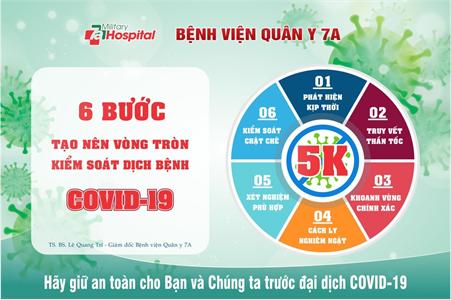 Thông điệp 6 bước khống chế và dập dịch hiệu quả