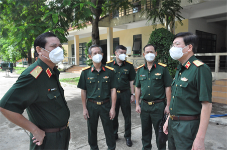 Thông điệp 5K ngăn chặn dịch bệnh Covid-19 tại Trường Quân sự Quân khu 7