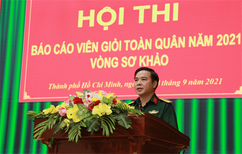 Tổng Cục Chính trị khai mạc Hội thi báo cáo viên giỏi toàn quân năm 2021