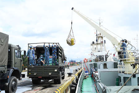 100 tấn nông sản đã về đến Thành phố Hồ Chí Minh