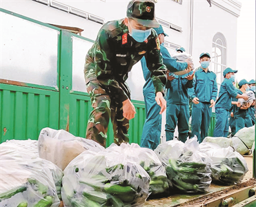 LLVT huyện Đức Trọng: Xung kích trên tuyến đầu chống dịch