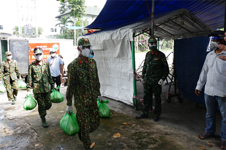 Sư đoàn 7, Quân đoàn 4 sát cánh cùng Nhân dân chống dịch