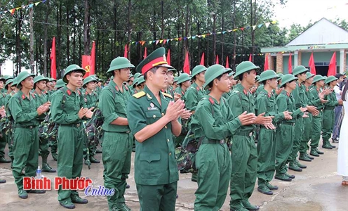 Bình Phước: Tiễn 117 quân nhân biên phòng hoàn thành nghĩa vụ quân sự trở về địa phương