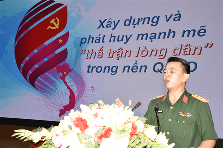 Quân khu 7 đạt giải nhì Hội thi Báo cáo viên giỏi toàn quân năm 2021