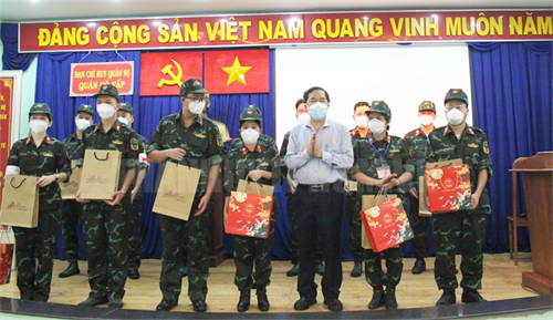 Tri ân đoàn bác sĩ, học viên Học viện Quân y hỗ trợ quận Gò Vấp phòng, chống dịch