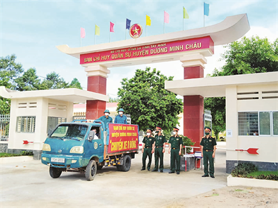 LLVT huyện Dương Minh Châu: Chung sức, đồng lòng cùng Nhân dân phòng, chống dịch