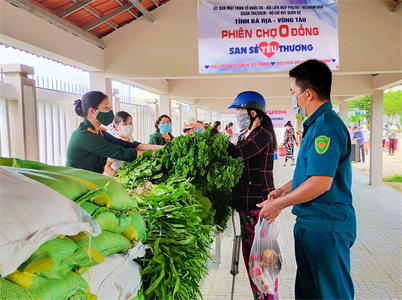 “Phiên chợ 0 đồng” phục vụ 500 hộ khó khăn ở xã Lộc An, huyện Đất Đỏ