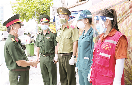 LLVT tỉnh Bình Dương xung kích, đi đầu chống dịch, cứu dân