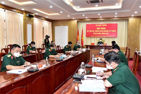 Bộ Quốc phòng hội nghị cán bộ, nhân viên ngành kỹ thuật toàn quân năm 2021