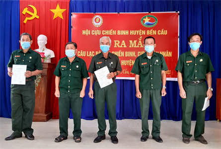Huyện Bến Cầu, tỉnh Tây Ninh ra mắt Câu lạc bộ cựu chiến binh-cựu quân nhân làm kinh tế