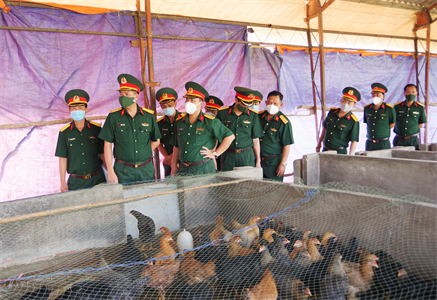 Kiểm tra công tác hậu cần tỉnh Long An