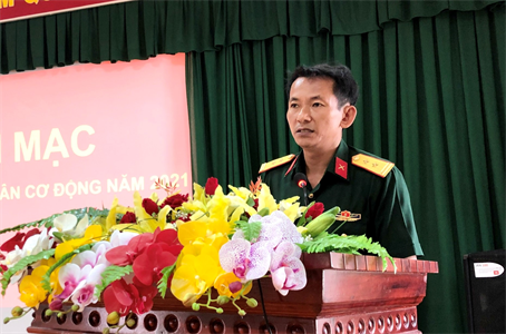 Ban CHQS huyện Côn Đảo khai mạc huấn luyện dân quân cơ động