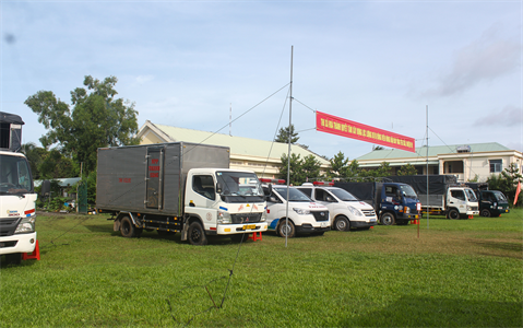 Bộ CHQS tỉnh Tây Ninh kiểm tra sẵn sàng động viên phương tiện dự bị