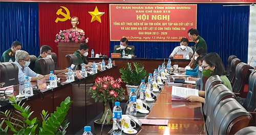 Tăng cường công tác tìm kiếm, quy tập hài cốt liệt sĩ trên địa bàn tỉnh Bình Dương