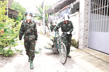 Sư đoàn 5 giữ “đơn vị xanh” trong đại dịch