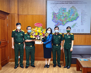 Bộ CHQS tỉnh BR-VT chúc mừng ngày Phụ nữ Việt Nam 20/10