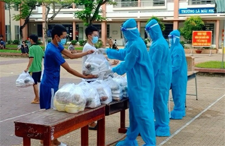Huyện Dầu Tiếng tiễn quân nhân hoàn thành nhiệm vụ chống dịch