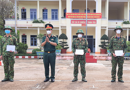 Trung đoàn 3, Sư đoàn 9 hoàn thành xuất sắc nhiệm vụ hỗ trợ địa phương chống dịch