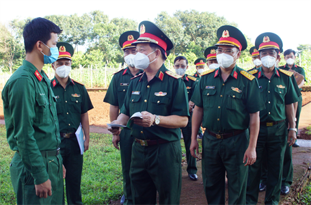 Chính ủy Quân khu kiểm tra nhiệm vụ quân sự - quốc phòng Sư đoàn 302, Trường bắn quốc gia khu vực 3