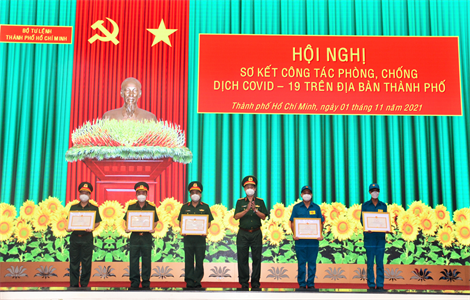 Bộ Tư lệnh Thành phố Hồ Chí Minh sơ kết công tác phòng, chống dịch Covid -19