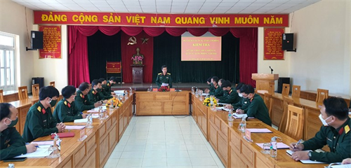 Kiểm tra việc thực hiện nhiệm vụ quân sự, quốc phòng huyện Lạc Dương, tỉnh Lâm Đồng