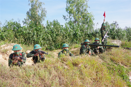 Trung đoàn 3, Sư đoàn 9 diễn tập hiệp đồng quân binh chủng